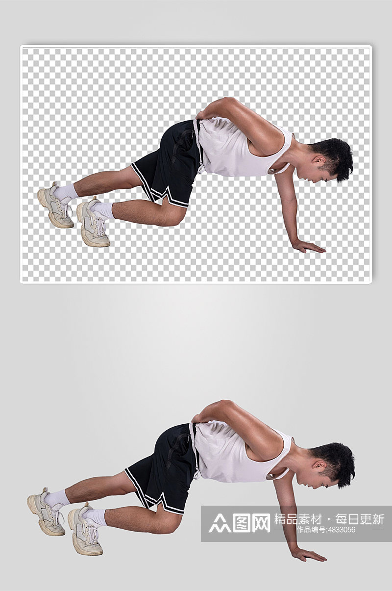 健身体育运动男生人物PNG免抠摄影图片素材
