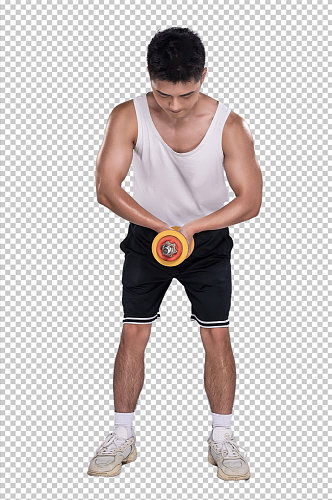 时尚运动健身男性PNG免抠元素摄影图片