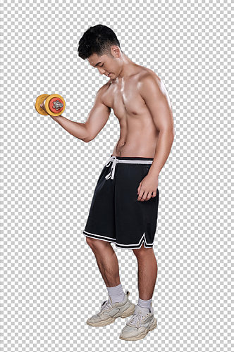 健壮运动健身男性PNG免抠元素摄影图片