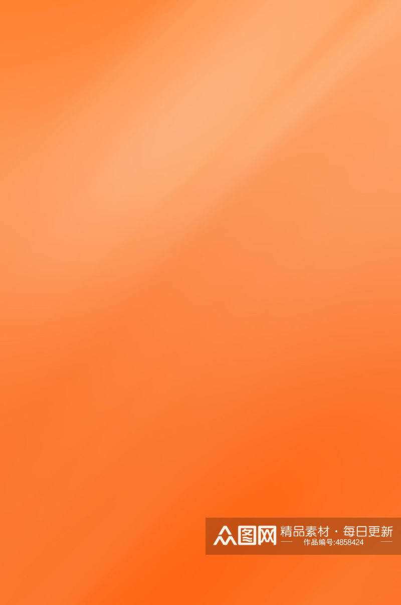 大气橙色暖色纯色渐变底纹免抠背景图素材