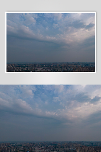 江苏常州城市风光航拍摄影图