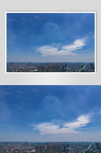 江苏常州城市建设航拍摄影图