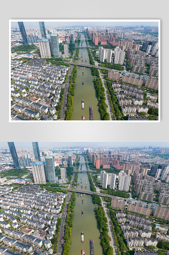 江苏无锡城市风光建筑航拍摄影图