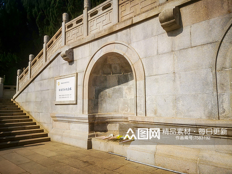 湖南长沙烈士纪念碑建筑摄影素材