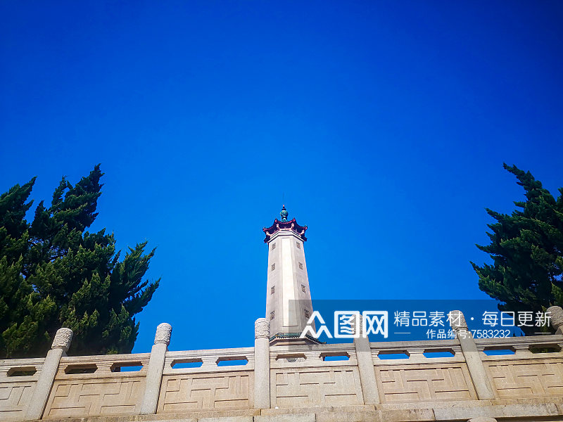 湖南长沙烈士纪念碑建筑摄影素材