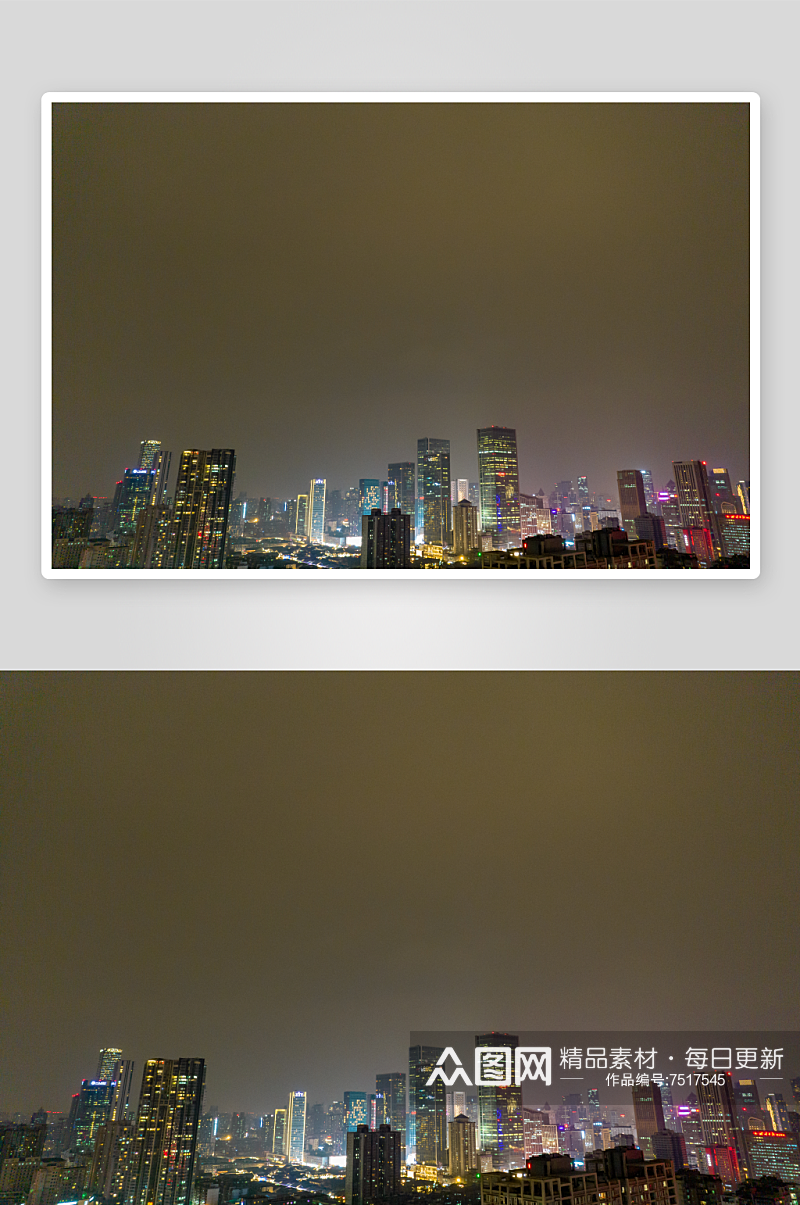 成都春熙路城市夜景灯光航拍摄影图素材