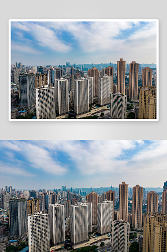 山城重庆城市建设航拍摄影图