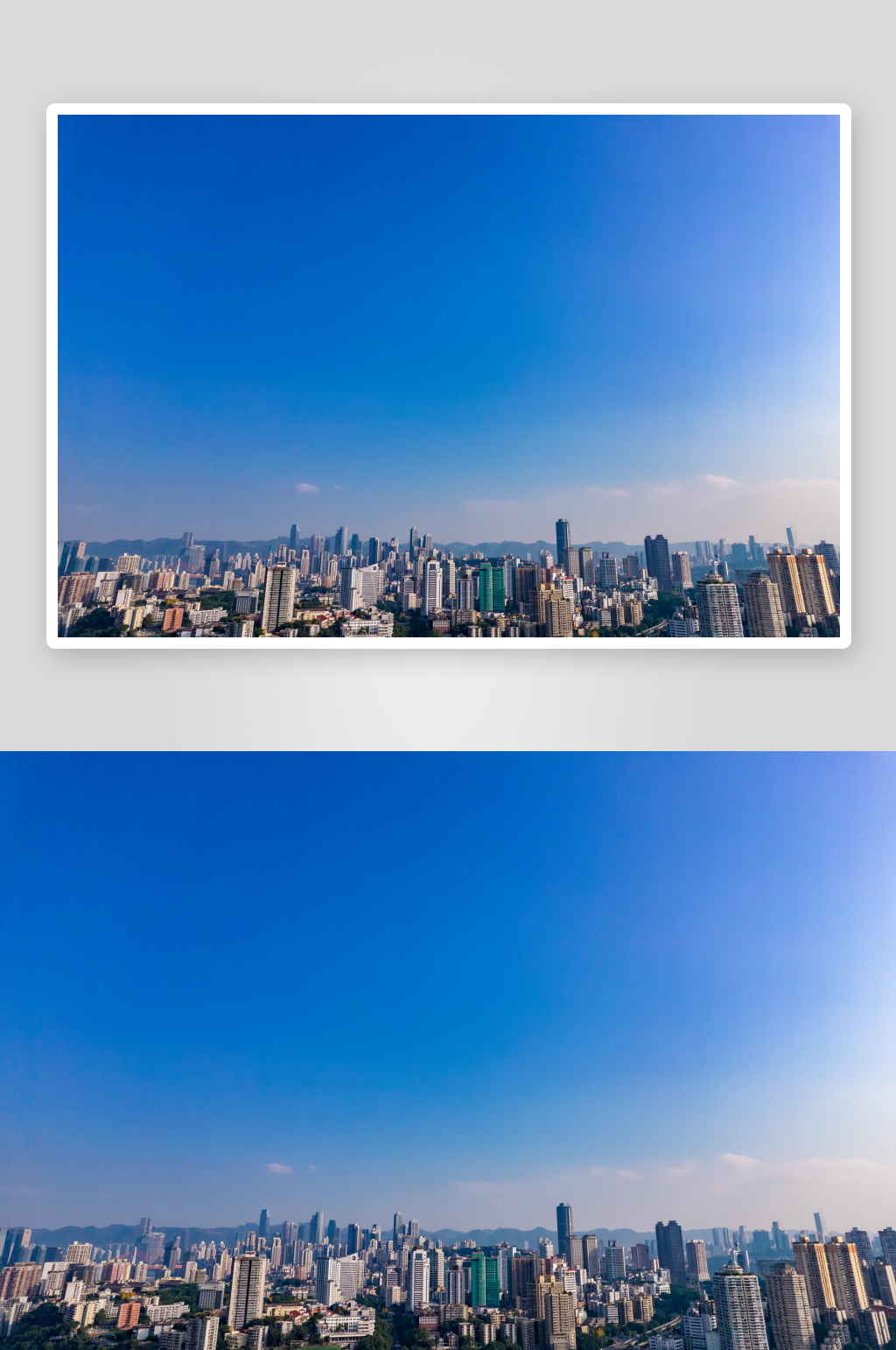 中国重庆城市建设高楼大厦航拍素材