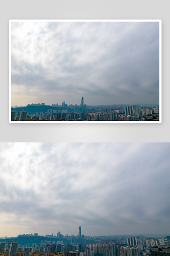 中国重庆城市风光航拍摄影图