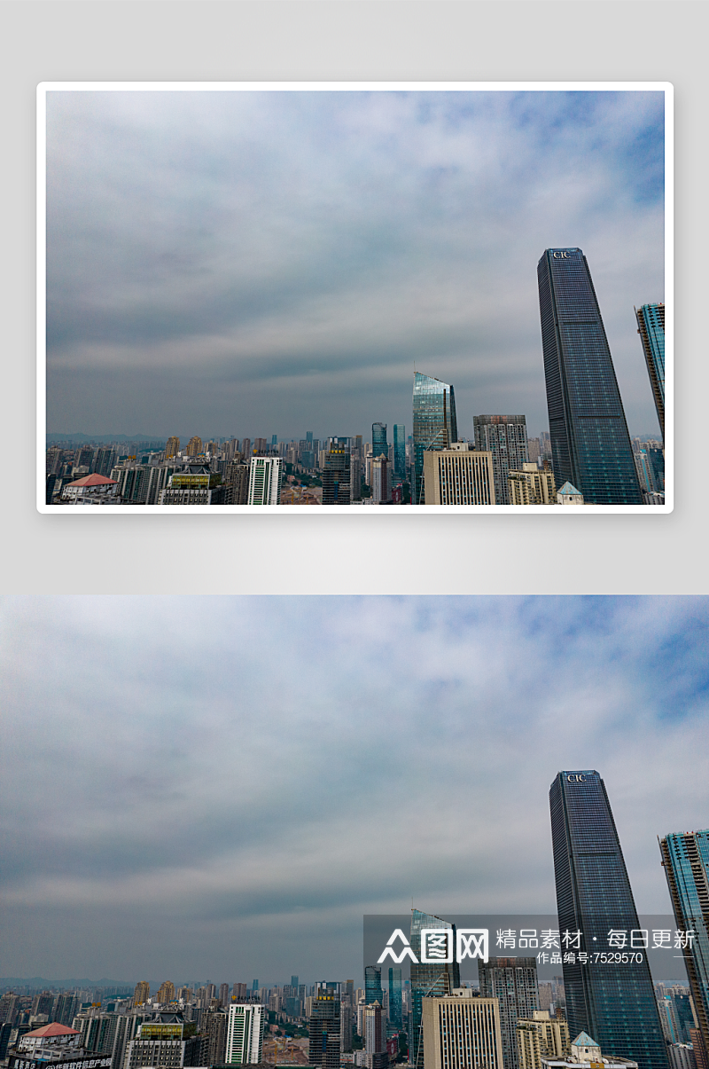 中国重庆城市风光航拍摄影图素材