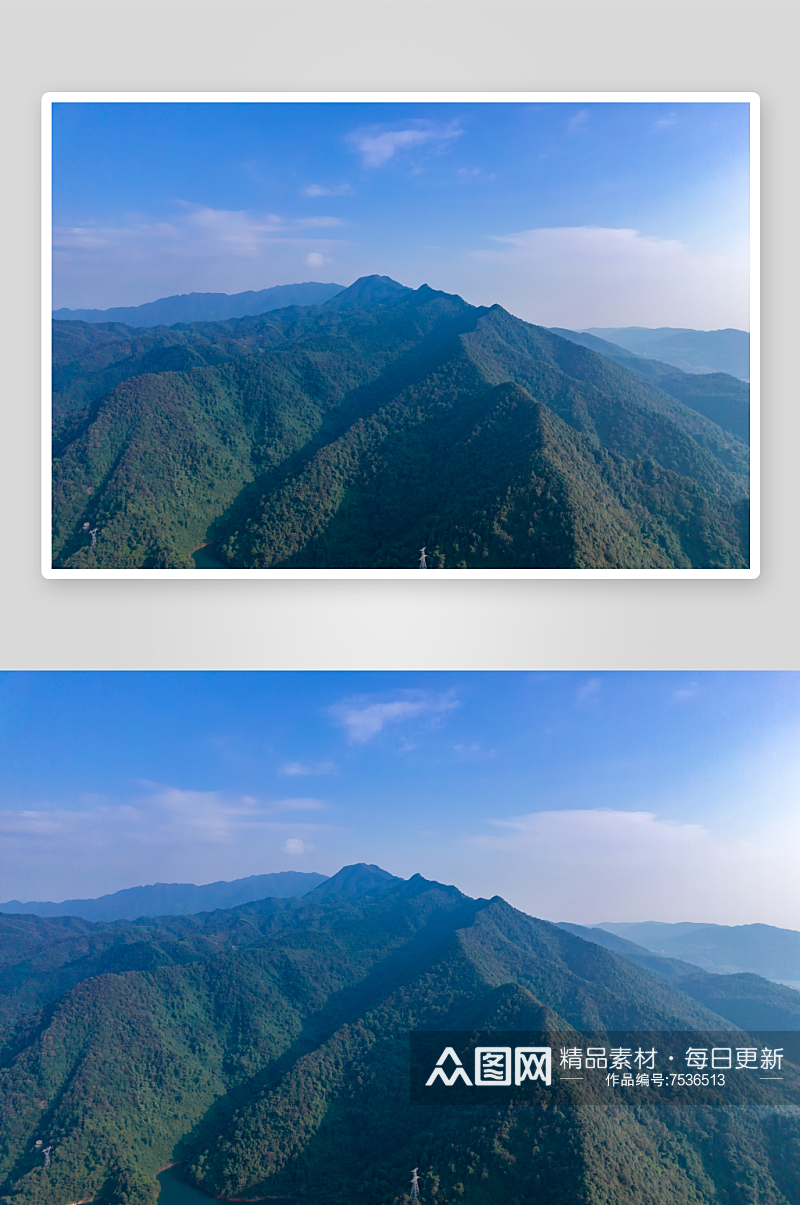 湖南郴州东江湖5A景区航拍摄影图素材