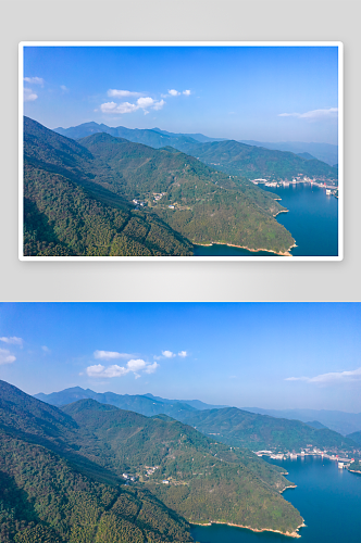湖南郴州东江湖5A景区航拍摄影图
