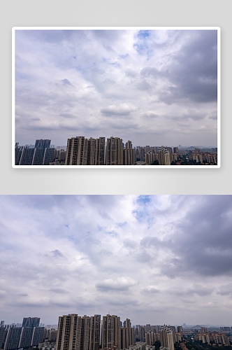 广东佛山电视塔及其周边建筑航拍摄影图