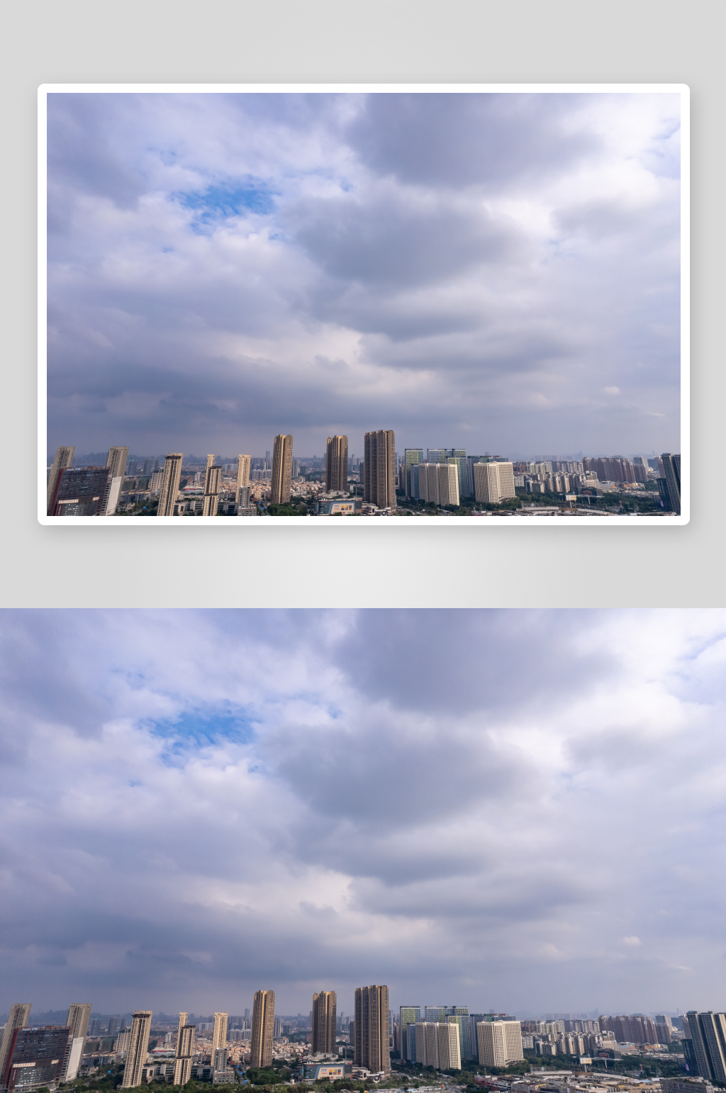 佛山城市风光千灯湖航拍摄影图素材