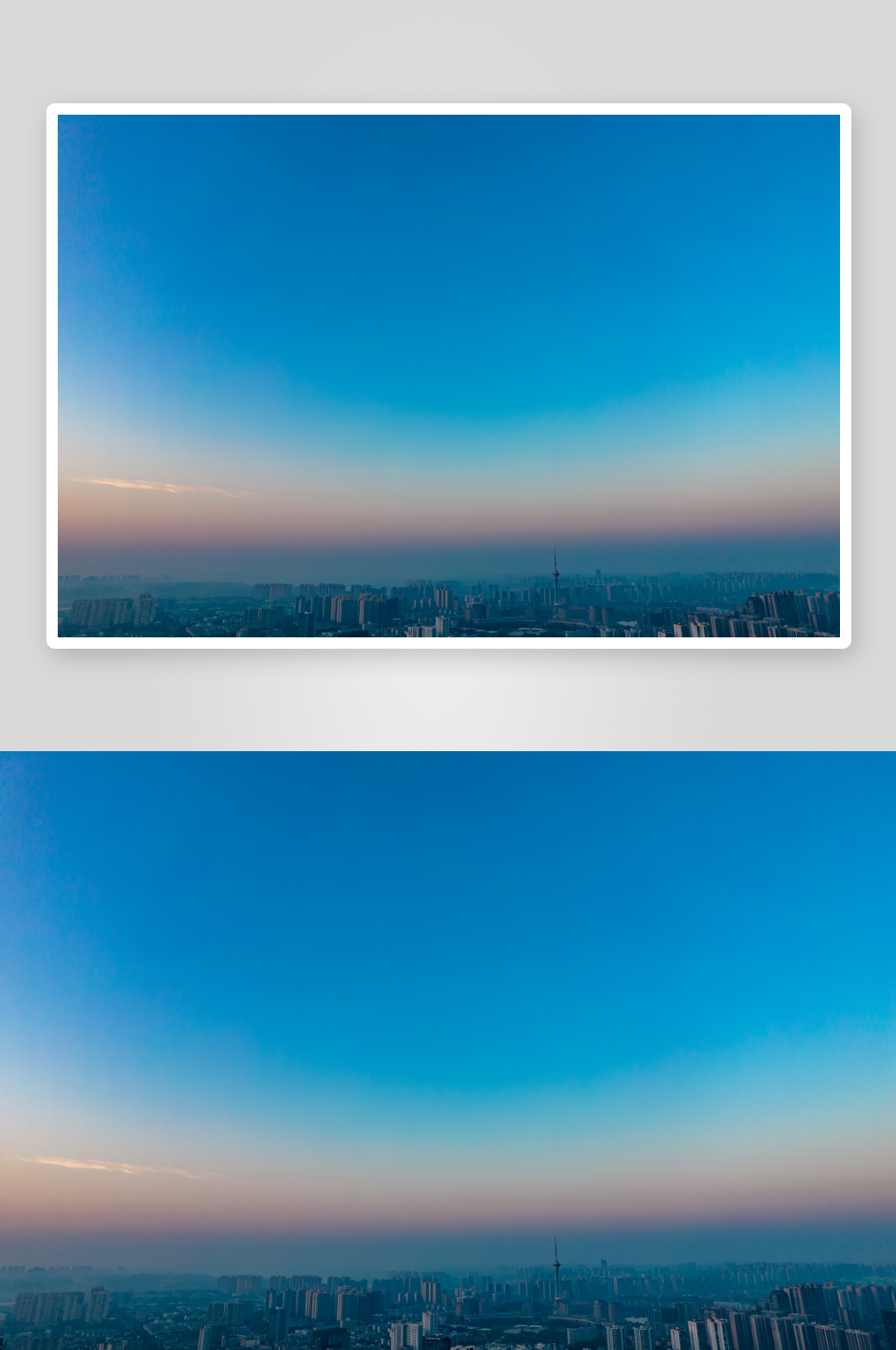 湖南株洲城市湘江高楼建筑航拍图素材