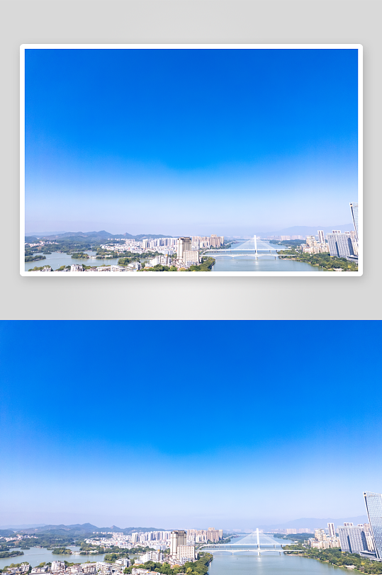 惠州城市发展建筑航拍摄影图