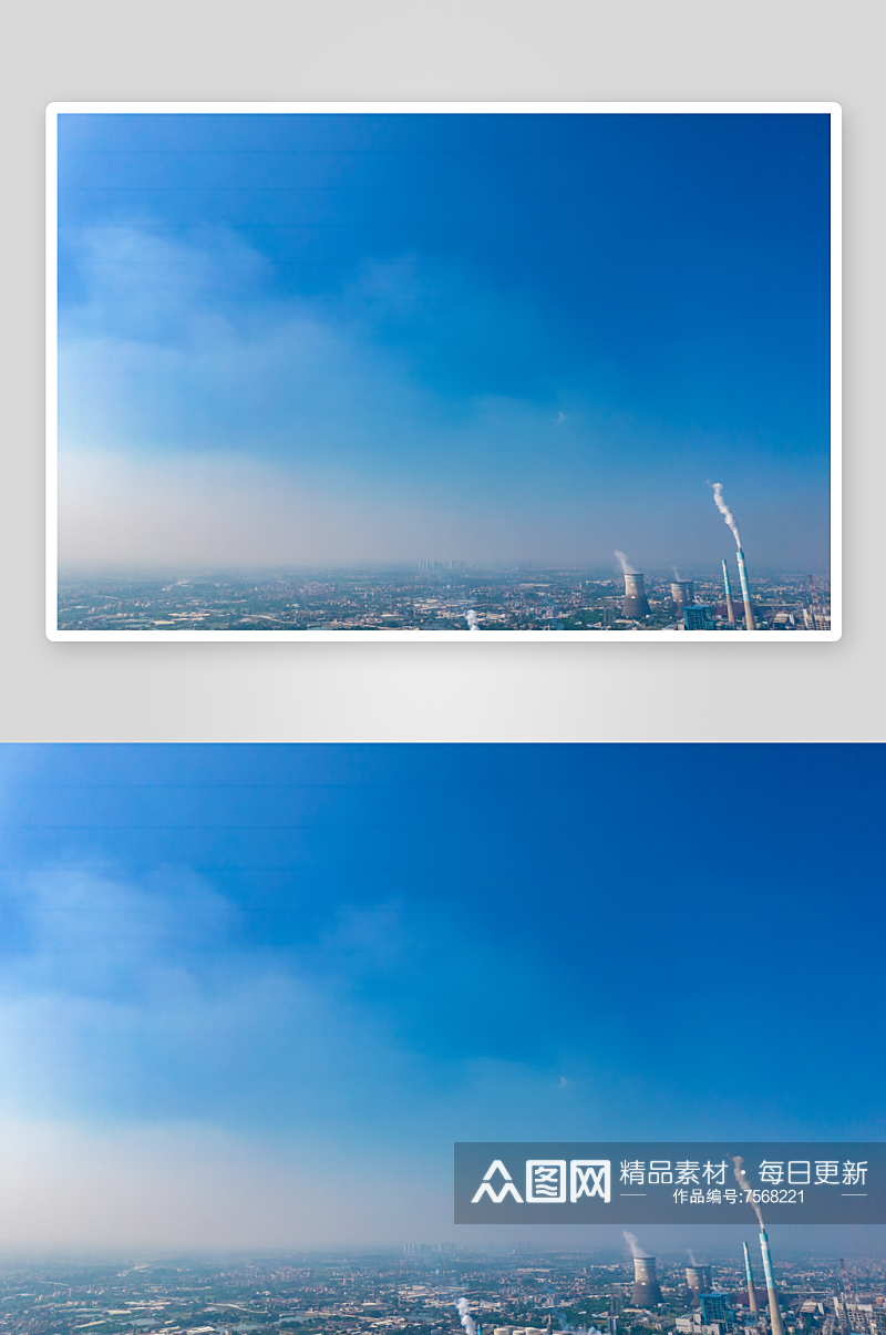广东茂名城市风光中石油航拍摄影图素材