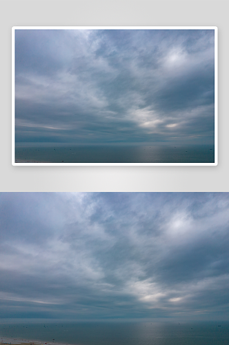 北海银滩风景区航拍摄影图