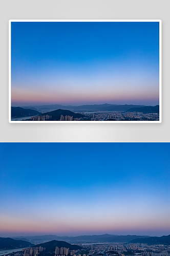 广东肇庆城市清晨西江风光航拍摄影图