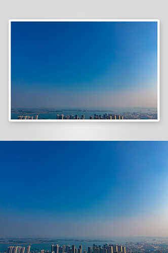 广东湛江老城区建设航拍摄影图