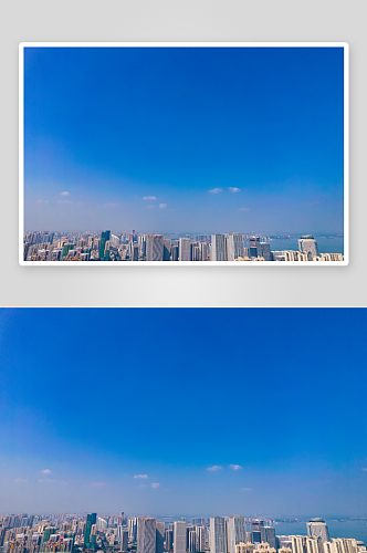 广东湛江广州湾大桥及周边建筑航拍摄影
