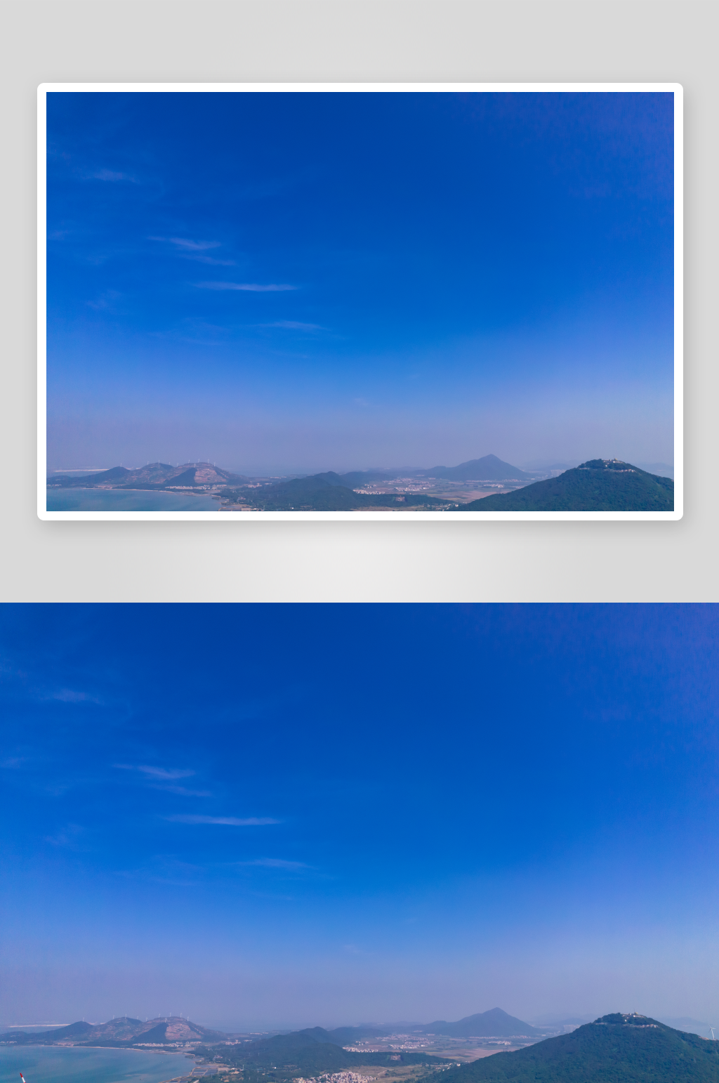 广东阳江海陵岛风光渔船航拍摄影素材