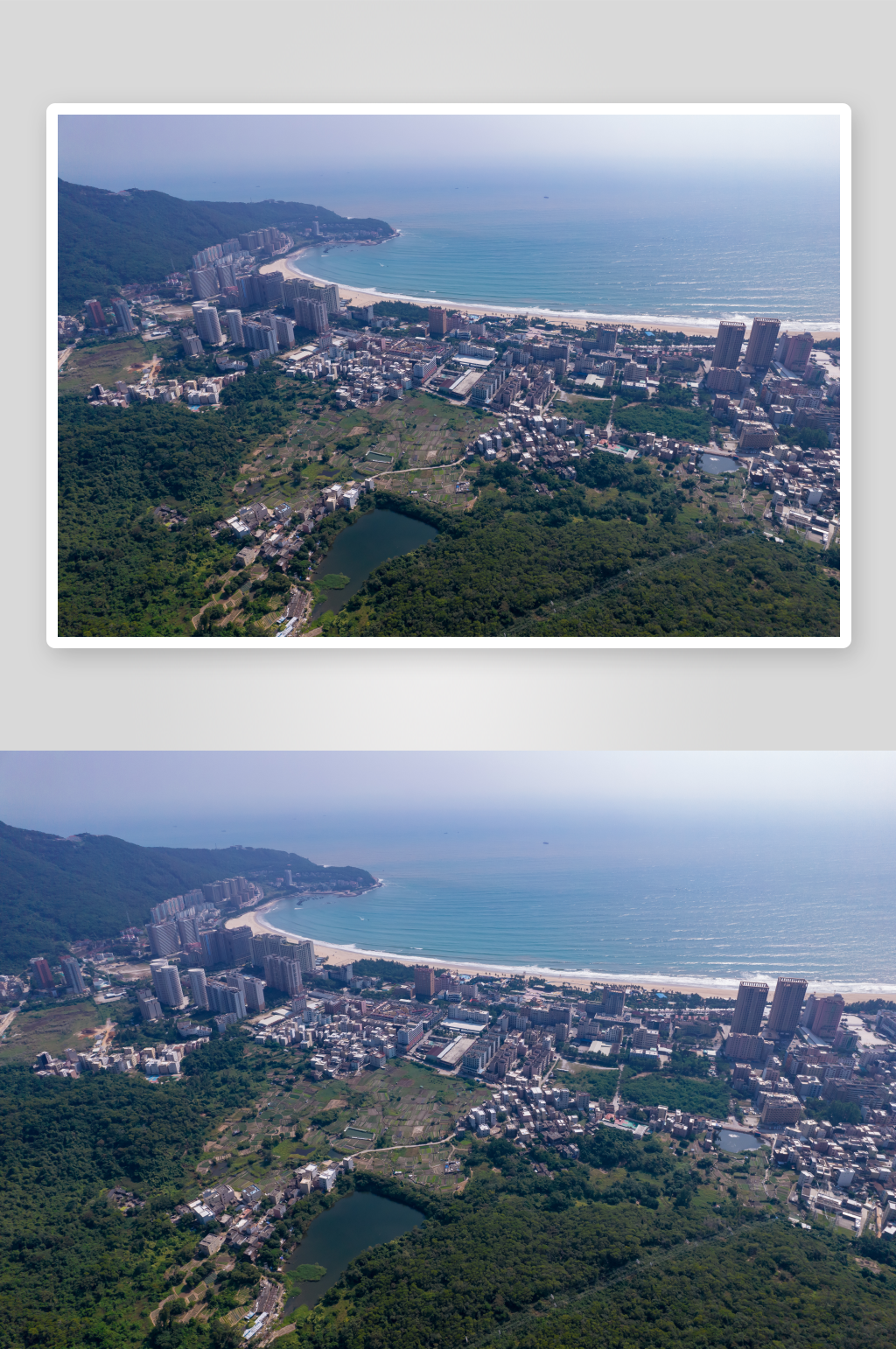 广东阳江海陵岛风光渔船航拍摄影素材
