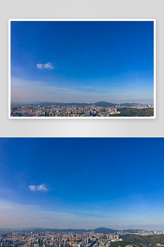 广东珠海城市风光景山公园航拍摄影