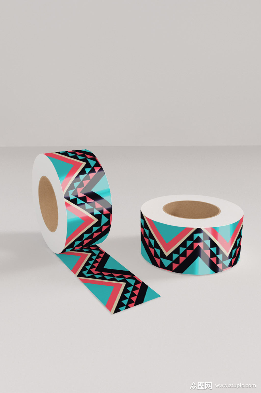 模型文创透明胶带样机模板下载-编号466627-众图网