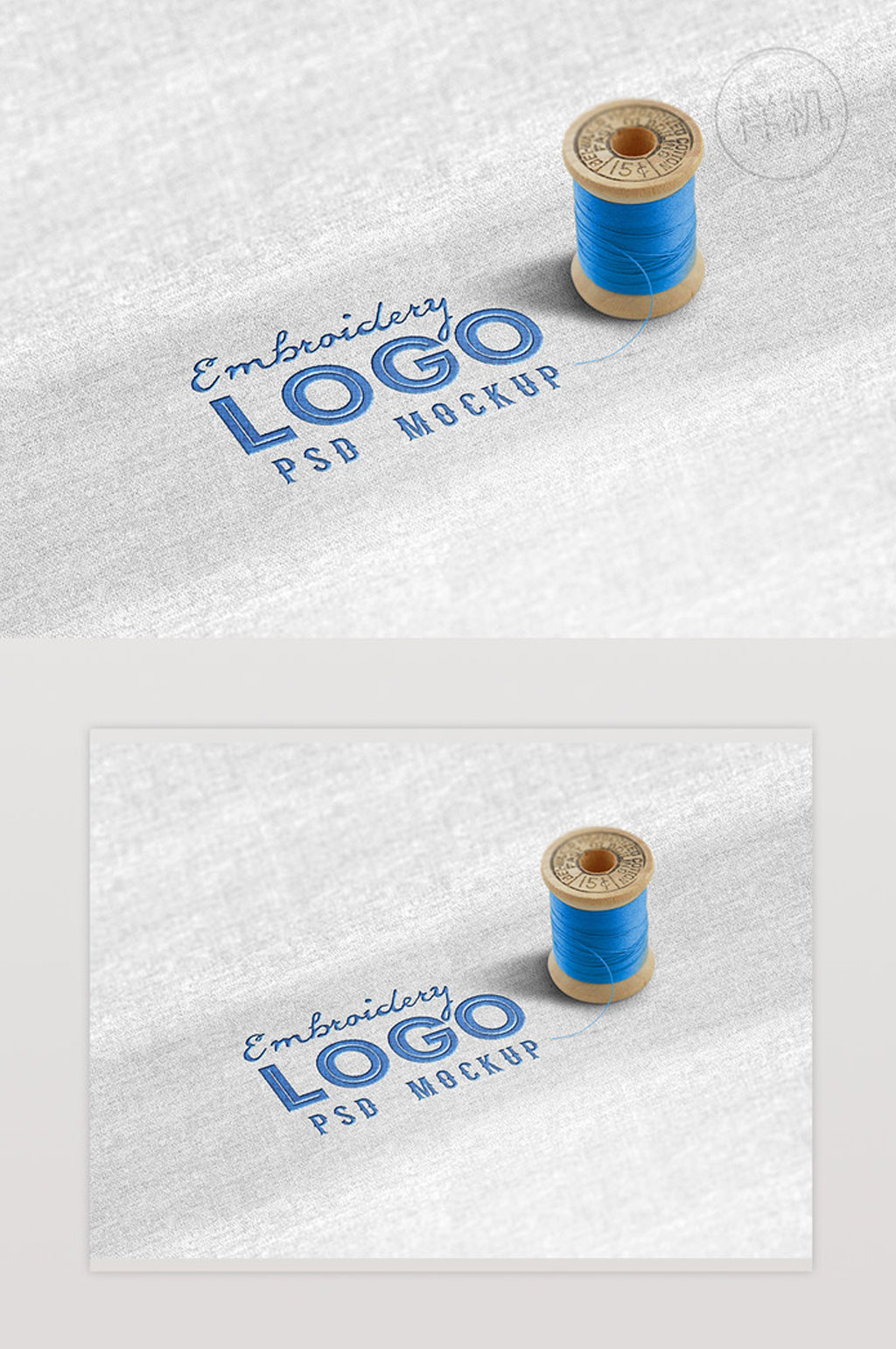 中国风刺绣logo样机模板下载-编号720748-众图网