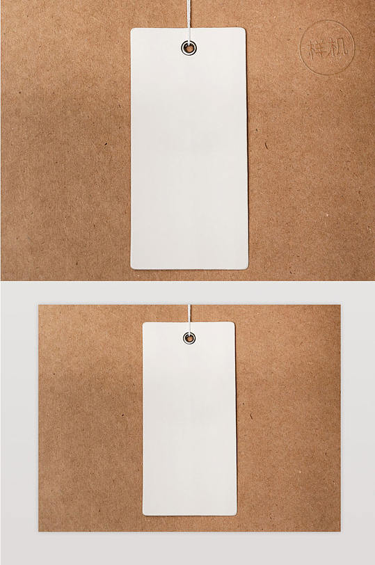 服装标签模型psd书签场景:全部样机1个作品