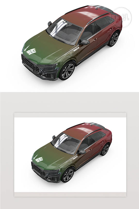 汽車模型隔離設(shè)計(jì)無(wú)屏蔽門solidworks汽車模型