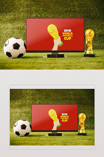电视屏蔽门的世界足球杯模型样机
