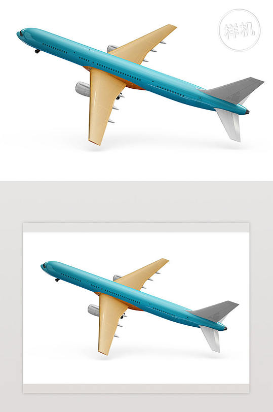 飞机平面模型Psd