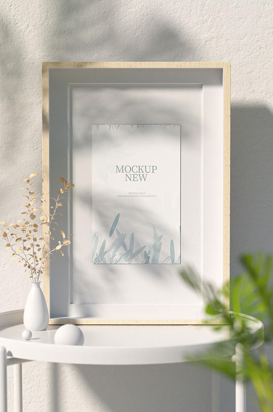 原创ins风新光影相框展示样-众图网