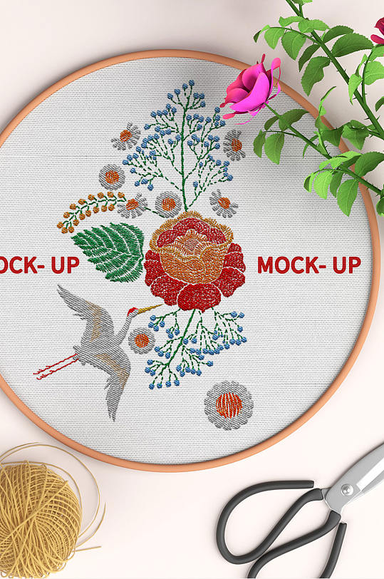 原创3d刺绣样机