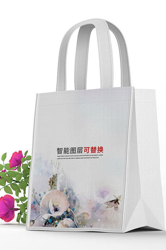 原创3D帆布袋样机-众图网