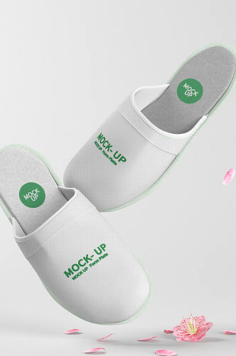 原创3D一次性拖鞋样机