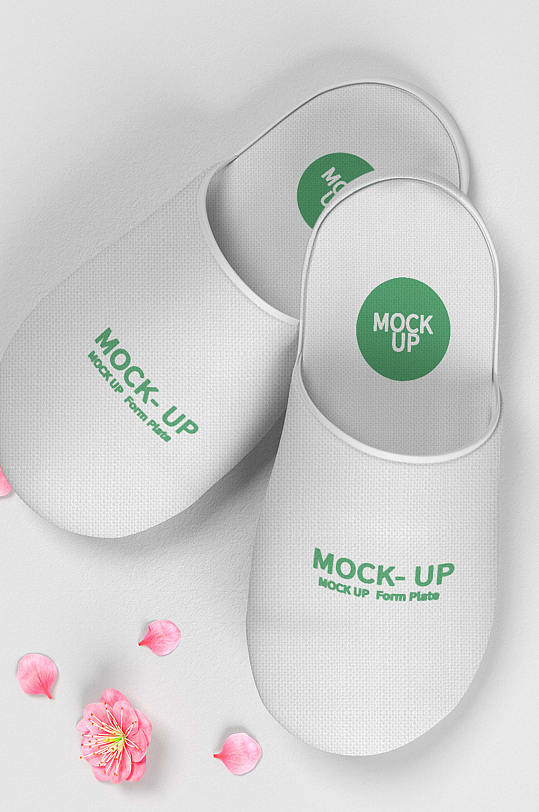 原创3d酒店拖鞋样机