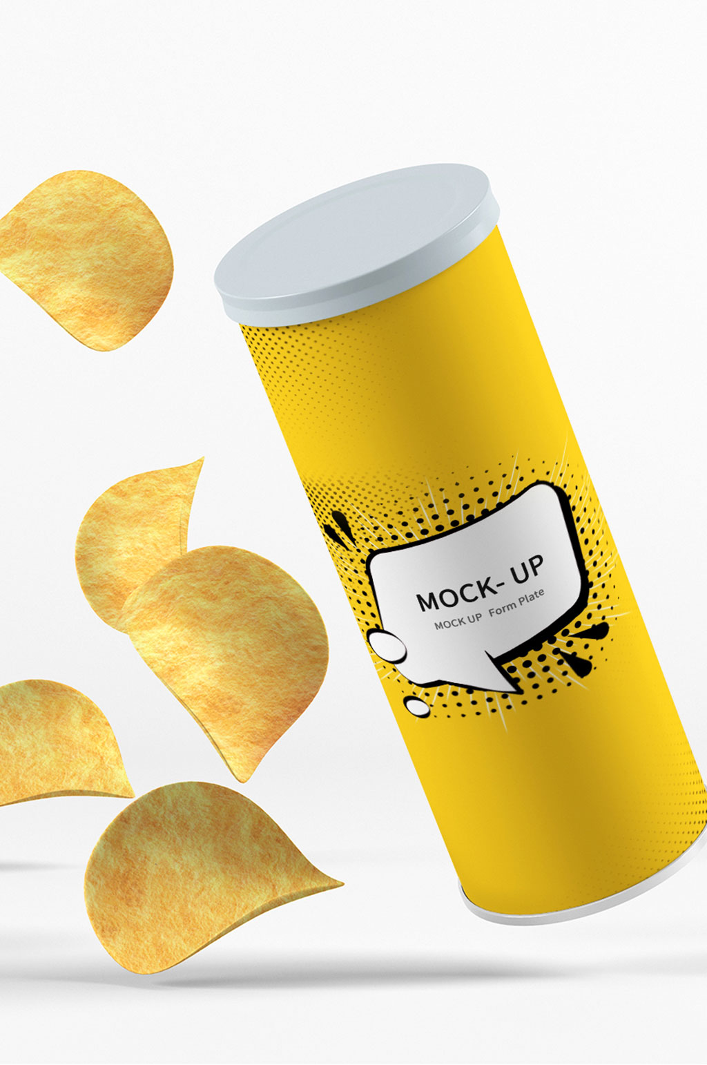 原创3d薯片样机