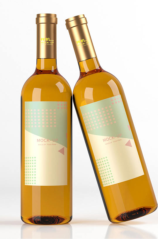 原创3d酒瓶样机