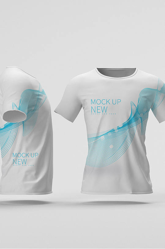 原创3Dt恤短袖文化衫样机-众图网