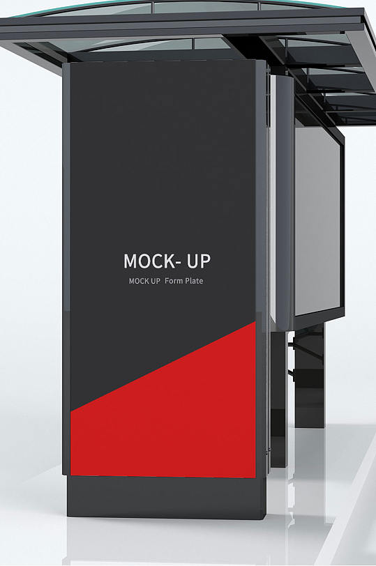 原创3d广告牌样机