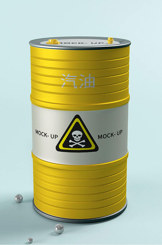 原创3D汽油样机-众图网