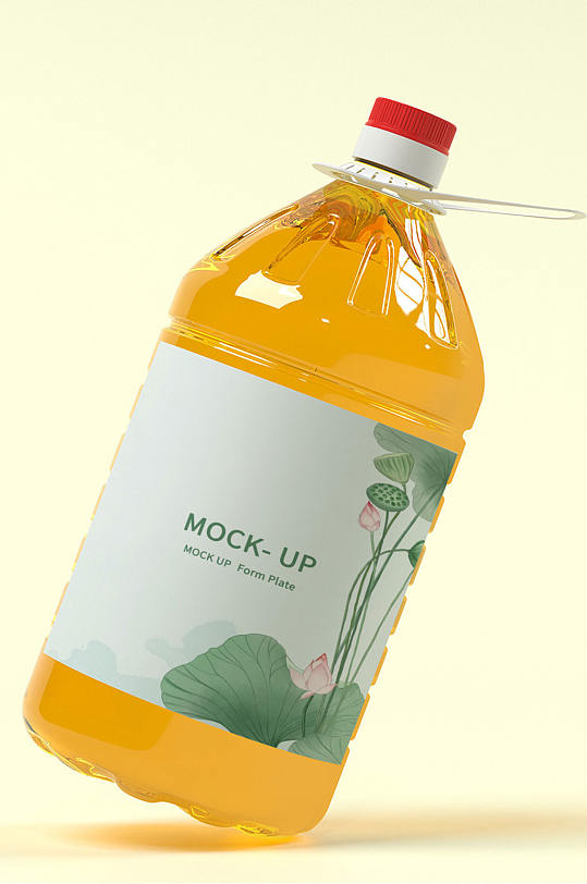 原创3D食用油桶样机-众图网