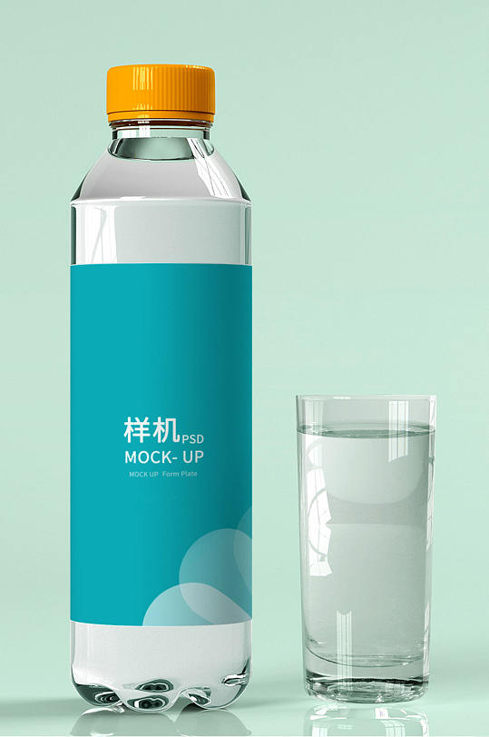 原创3d矿泉水瓶样机