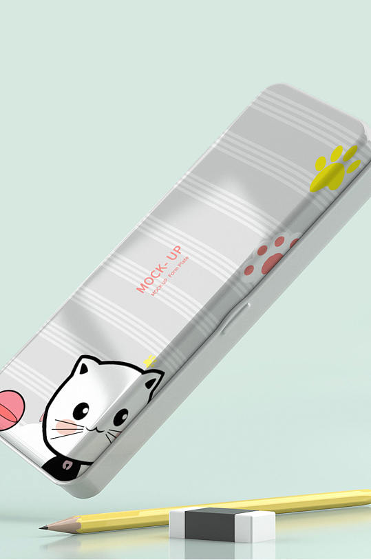 原创3d文具盒样机