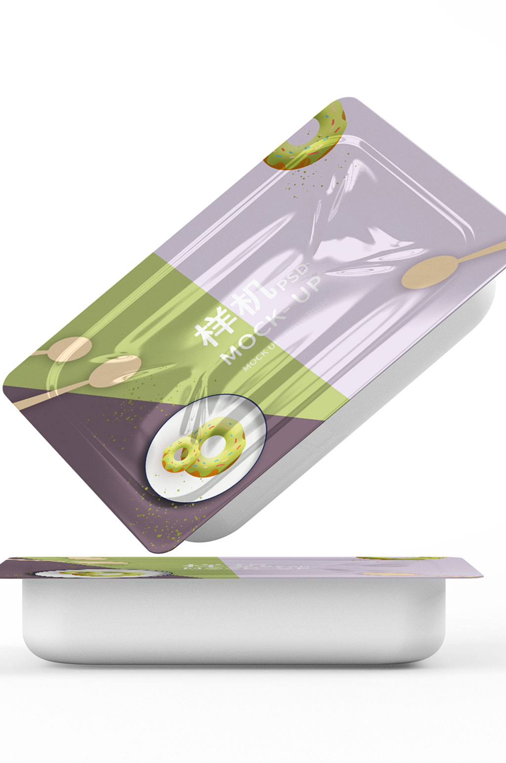 原创3d黄油包装盒样机