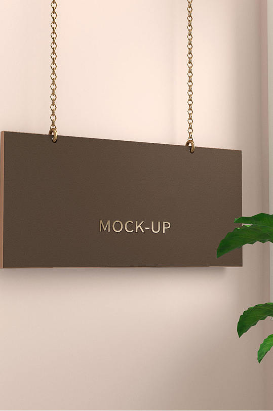 原创3D金属创意logo样机