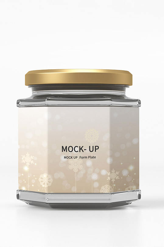 原创3d不干胶瓶贴样机